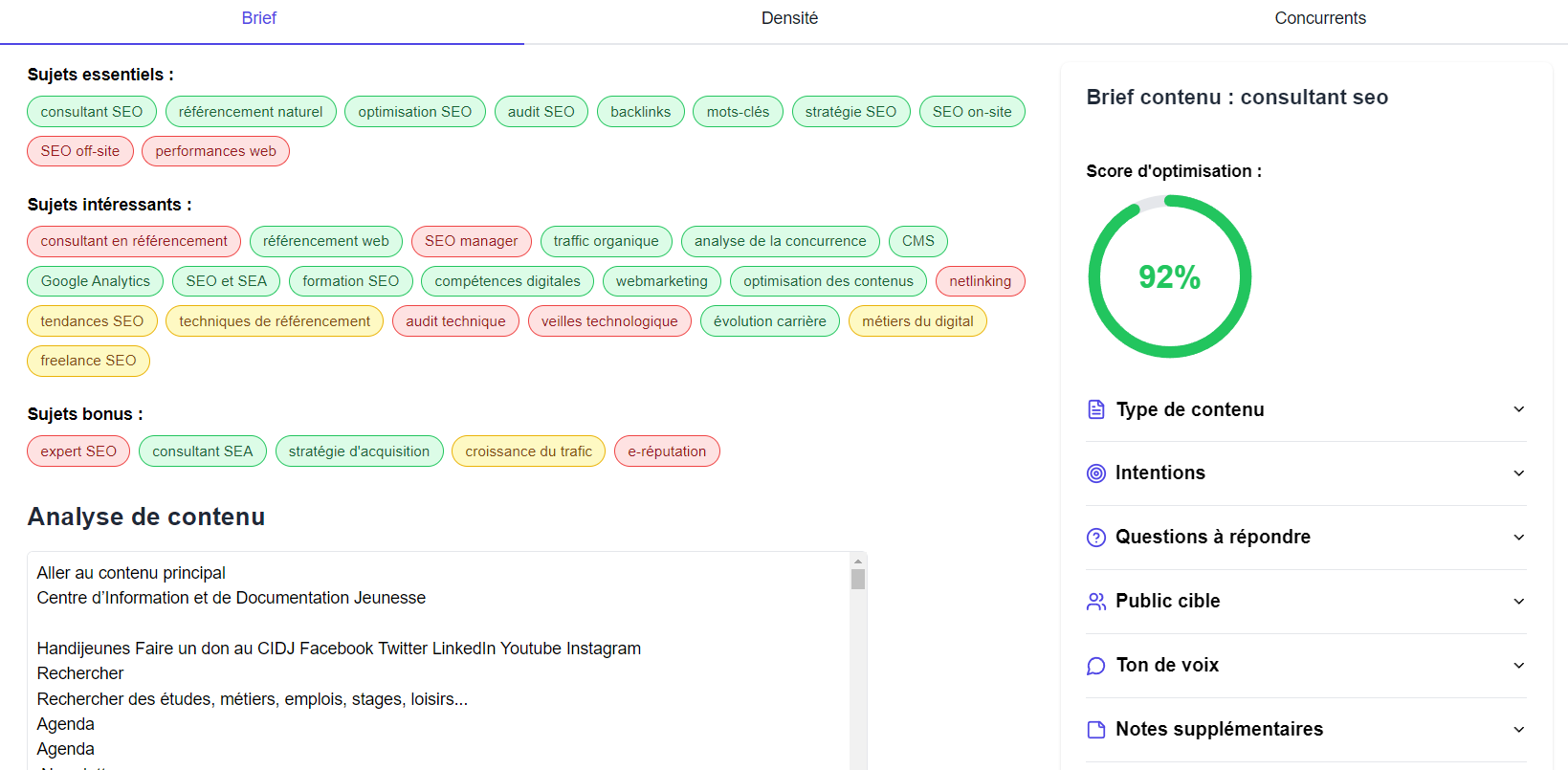 SemRank Dashboard